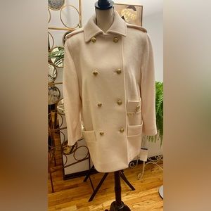 Winter White Walking Coat by ilie wacs.